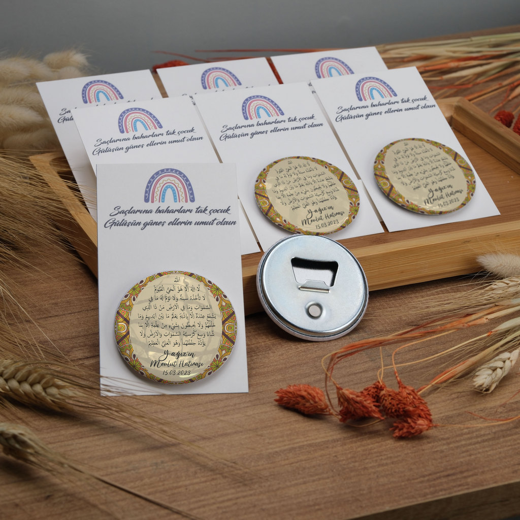 Mevlüt Magnetleri Yuvarlak Açacak Model 10