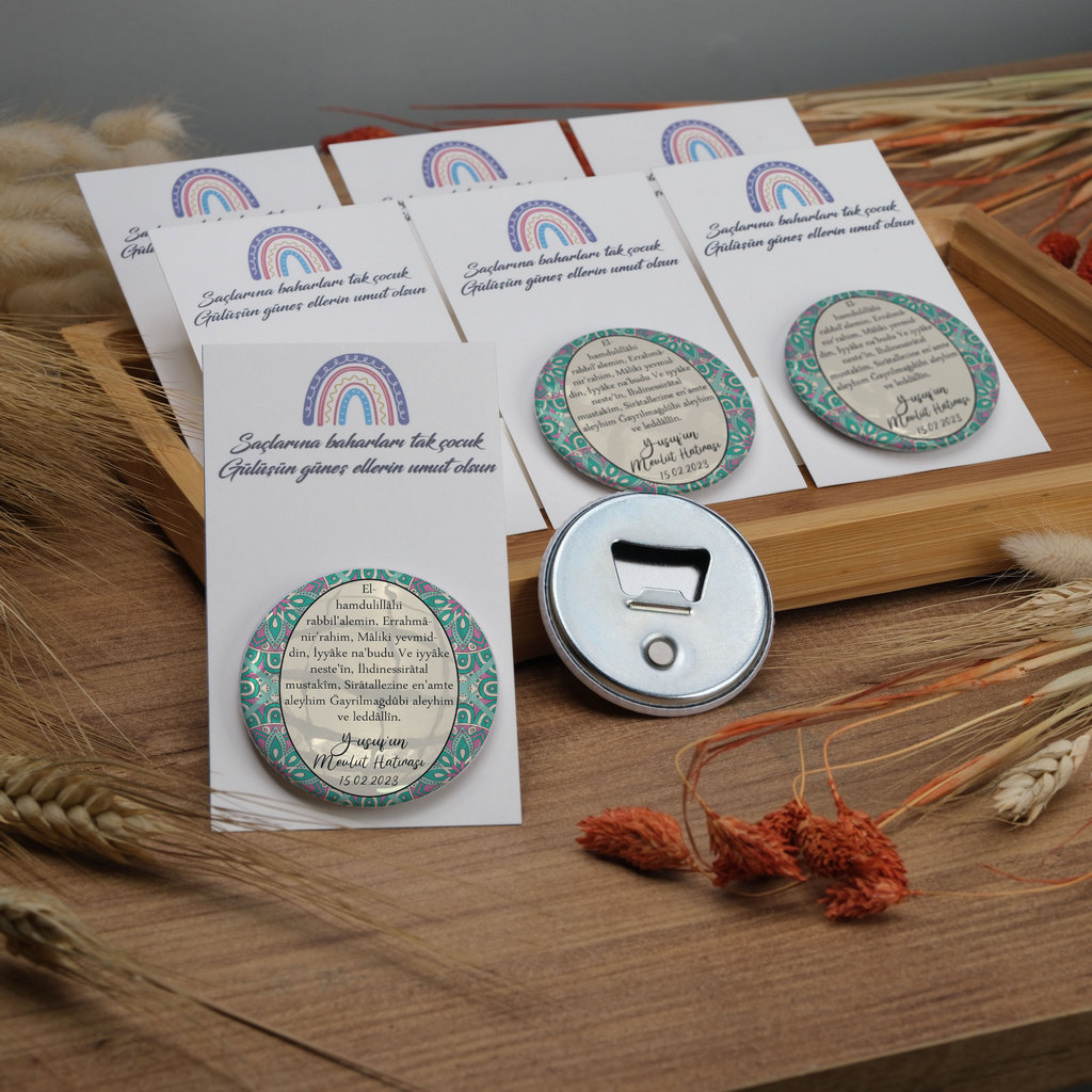 Mevlüt Magnetleri Yuvarlak Açacak Model 11