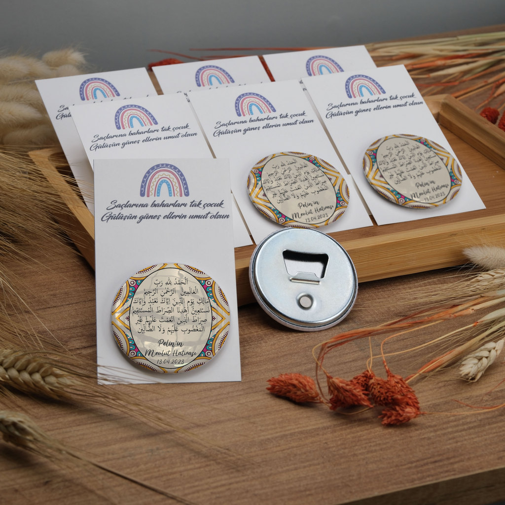 Mevlüt Magnetleri Yuvarlak Açacak Model 12