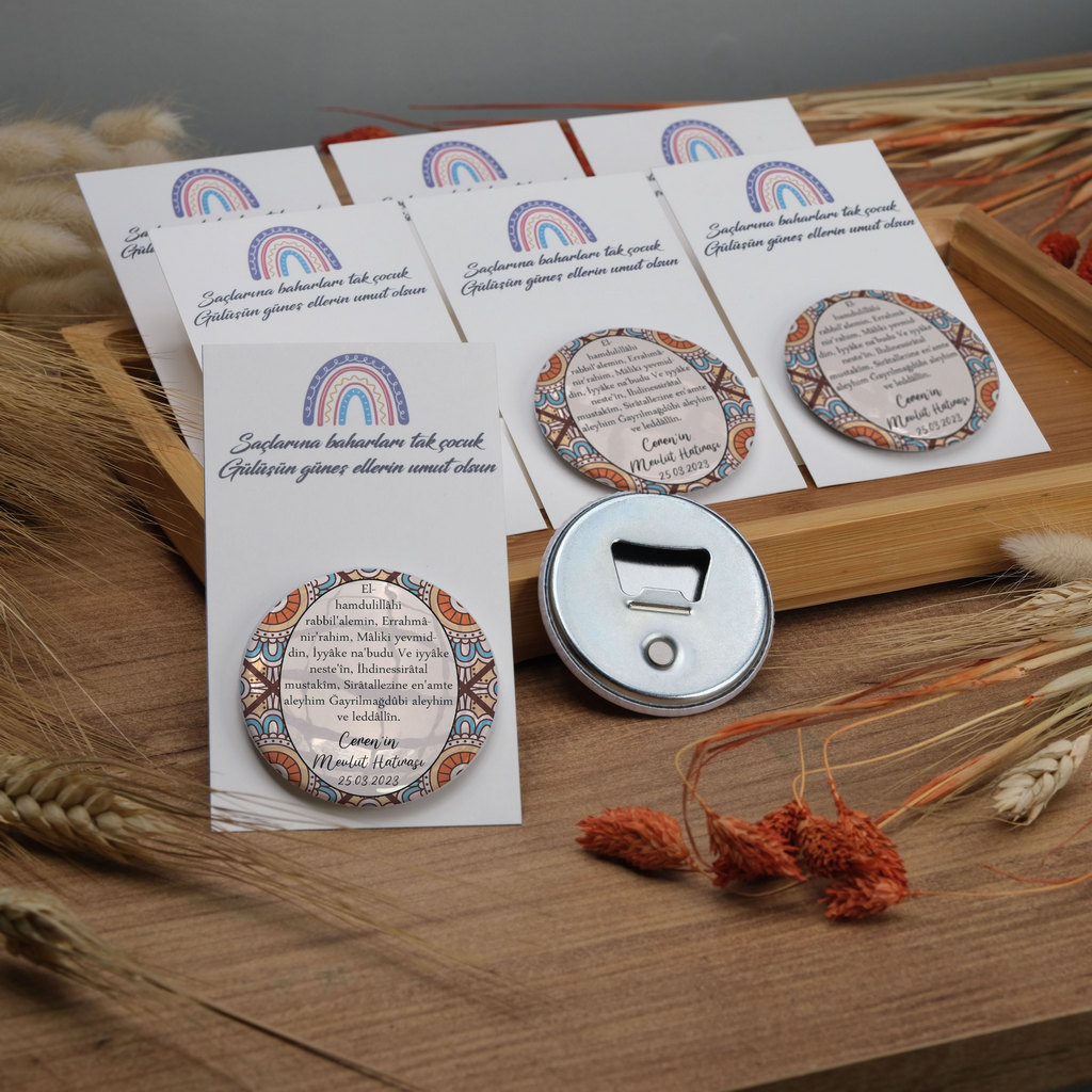 Mevlüt Magnetleri Yuvarlak Açacak Model 17