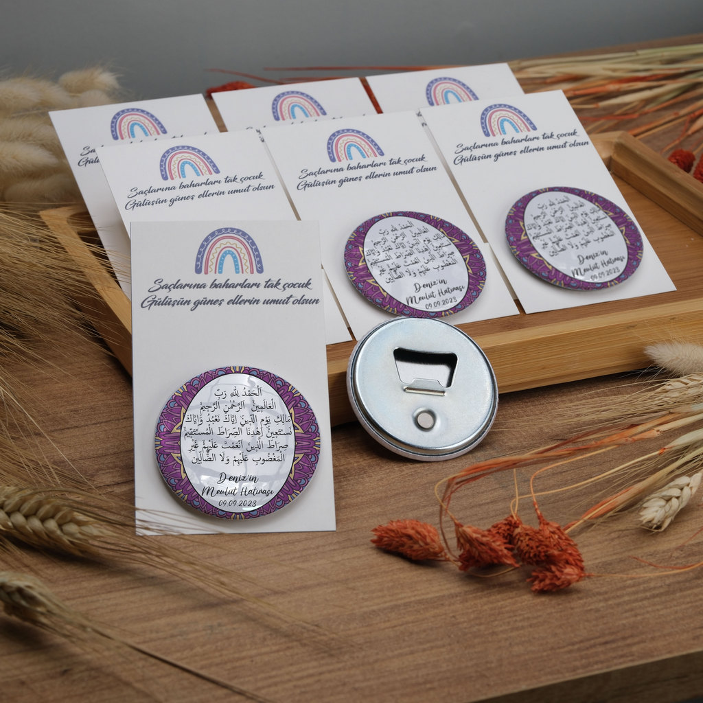 Mevlüt Magnetleri Yuvarlak Açacak Model 18