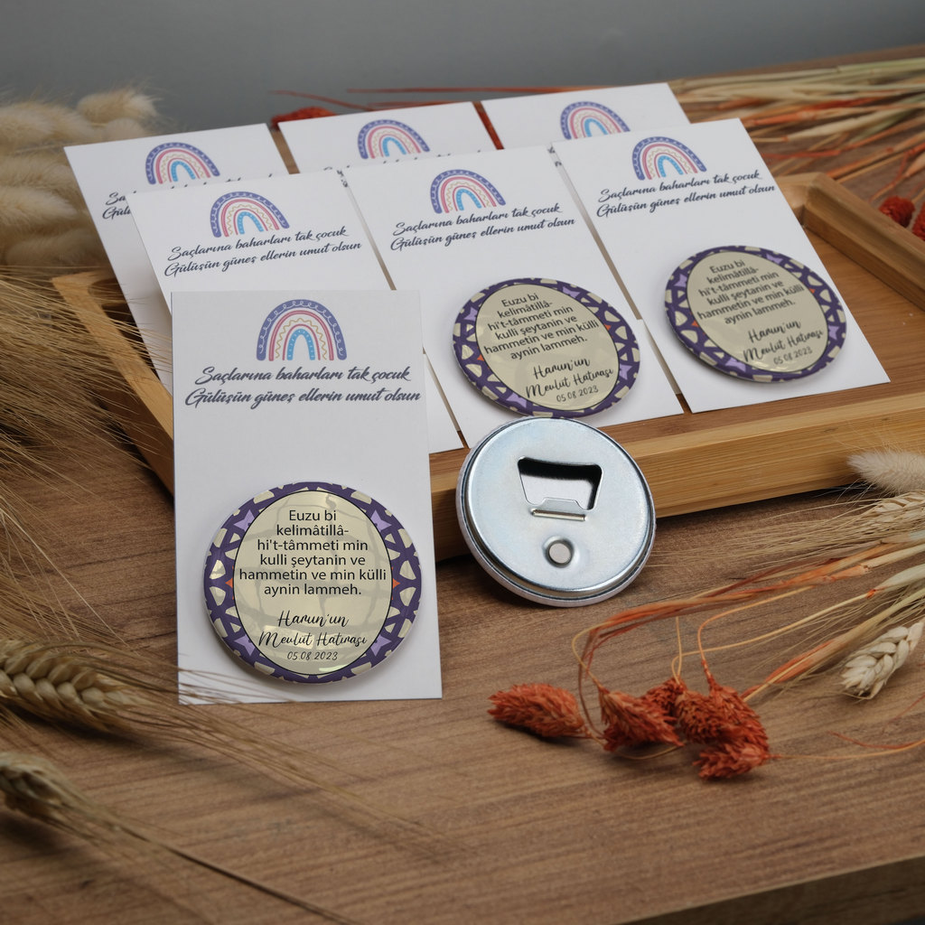 Mevlüt Magnetleri Yuvarlak Açacak Model 1