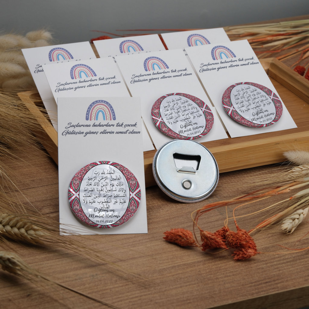 Mevlüt Magnetleri Yuvarlak Açacak Model 24