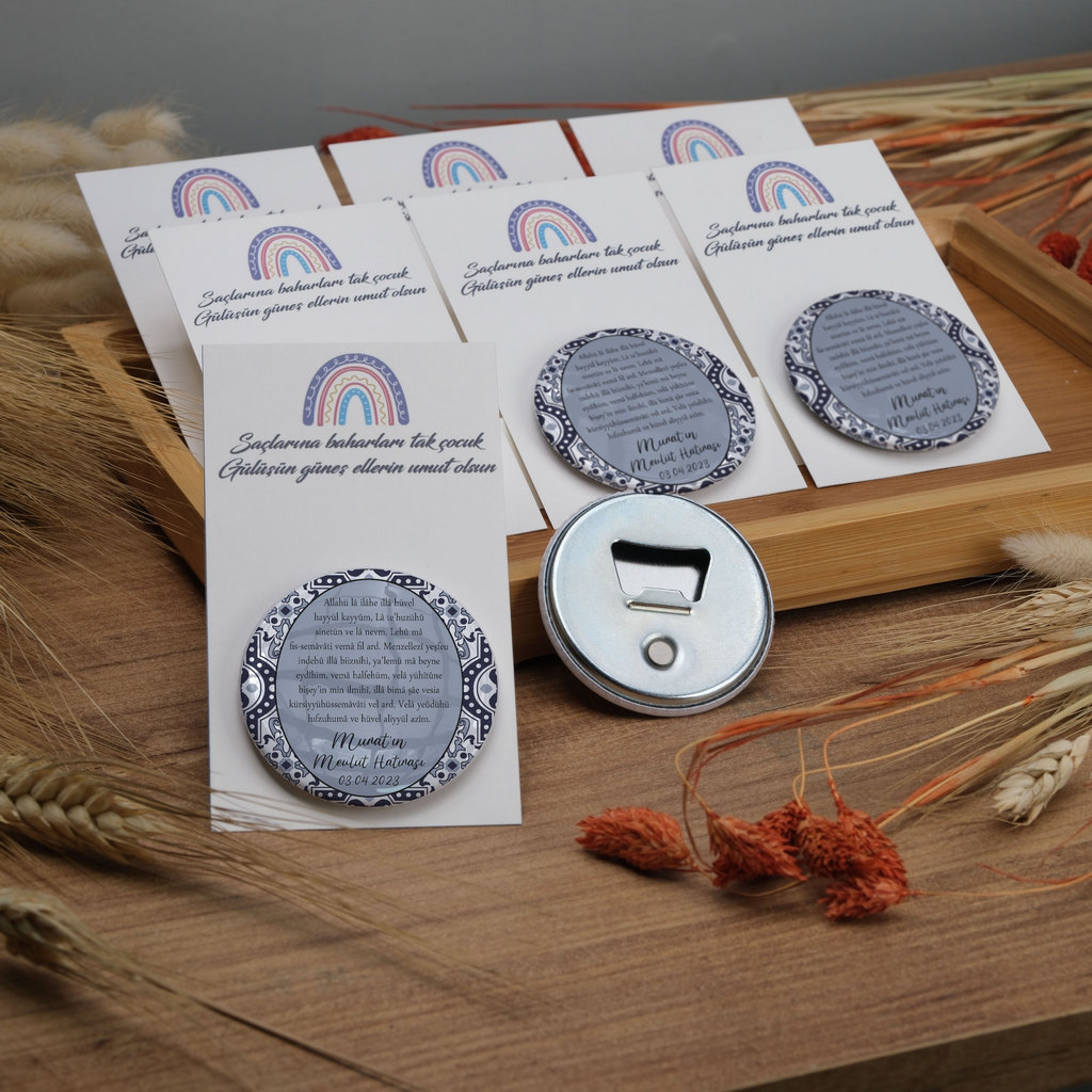 Mevlüt Magnetleri Yuvarlak Açacak Model 3