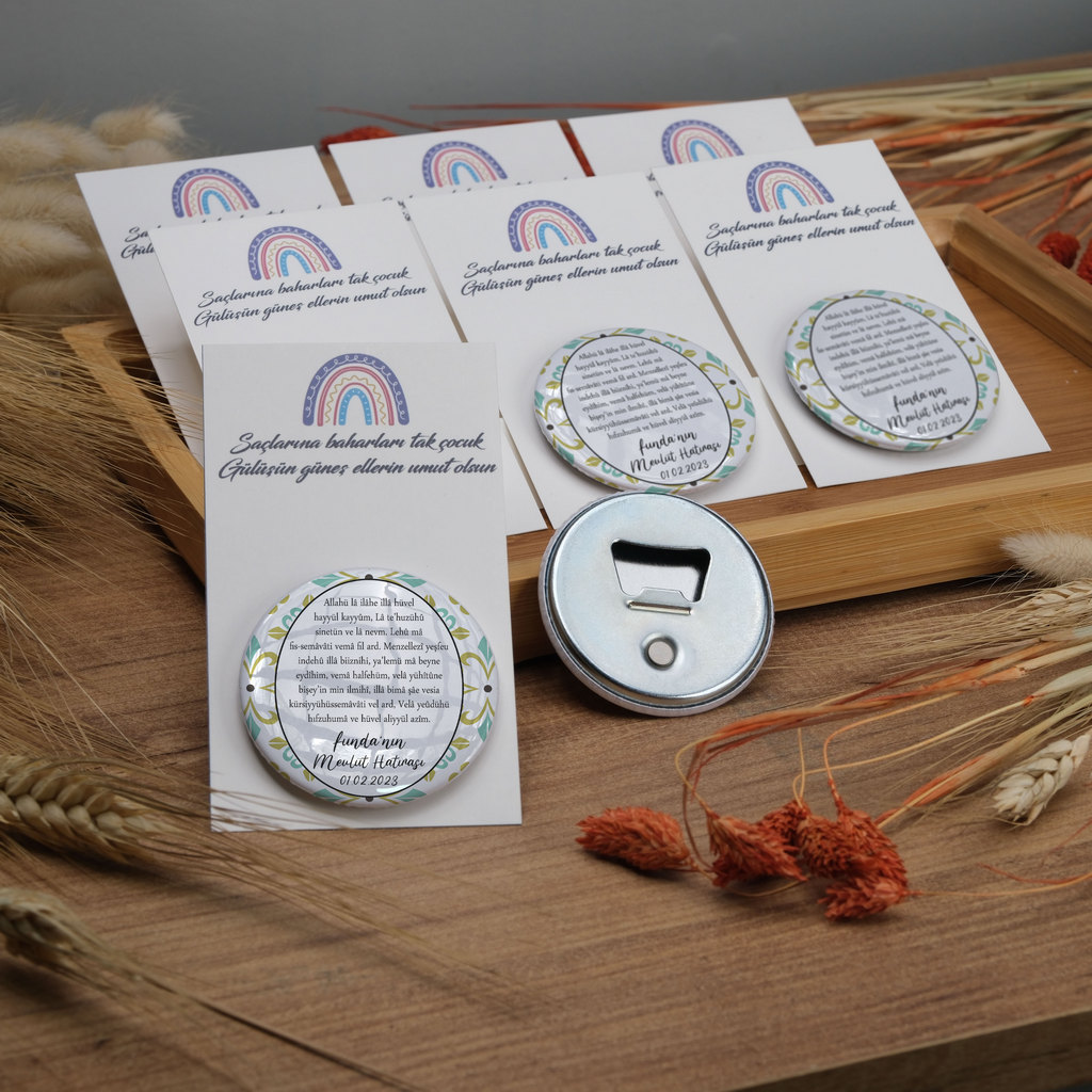 Mevlüt Magnetleri Yuvarlak Açacak Model 9