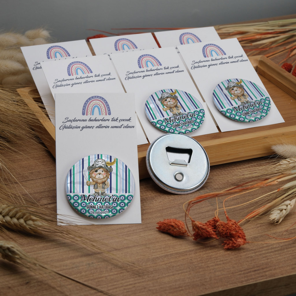 Sünnet Magnetleri Yuvarlak Açacak Model 15